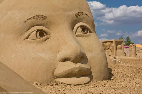 Фестиваль песчаной скульптуры в Берлине