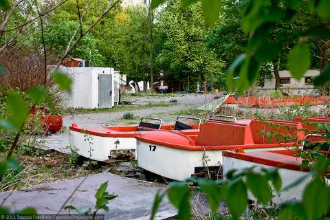 Заброшенный парк аттракционов в Берлине