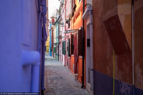 Бурано — самый красочный город в Венецианской лагуне